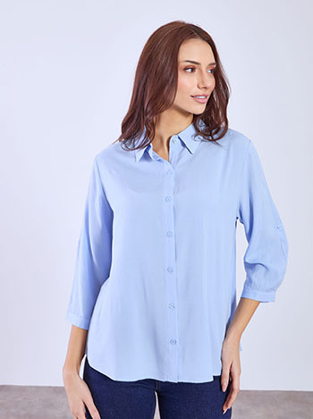 Πουκάμισο με τρία τέταρτα μανίκι SQ7616.3221+2