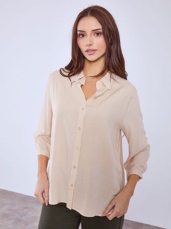 Πουκάμισο με τρία τέταρτα μανίκι SQ7616.3221+4