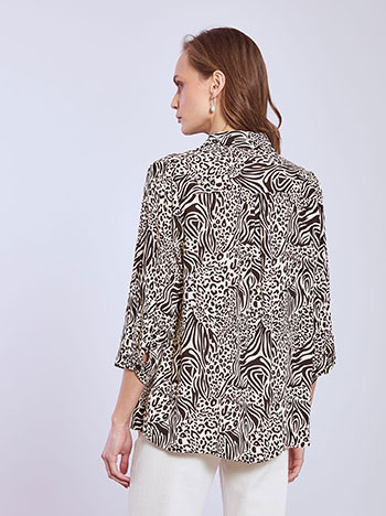 Πουκάμισο με animal print SQ7616.3556+1 φωτογραφία