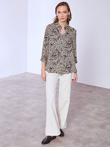Πουκάμισο με animal print SQ7616.3556+1 φωτογραφία