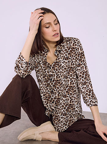 Πουκάμισο λεοπάρ SQ7616.3710+1