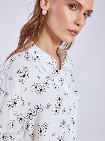 Πουκάμισο με λουλούδια SQ7616.3723+1