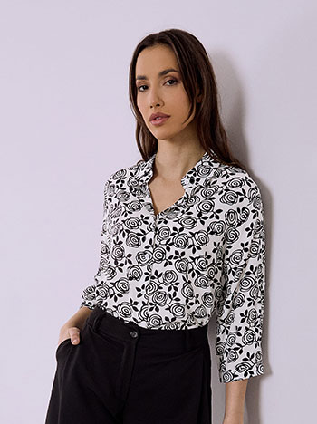 Πουκάμισο με λουλούδια SQ7616.3728+1