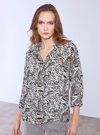 Πουκάμισο εμπριμέ με βισκόζη SQ7616.3770+1