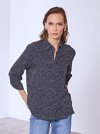 Πουκάμισο πουά με γιακά SQ7616.3790+4