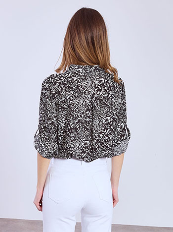 Πουκάμισο εμπριμέ με βαμβάκι SQ7616.3797+1 φωτογραφία