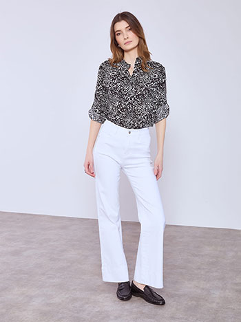 Πουκάμισο εμπριμέ με βαμβάκι SQ7616.3797+1 φωτογραφία