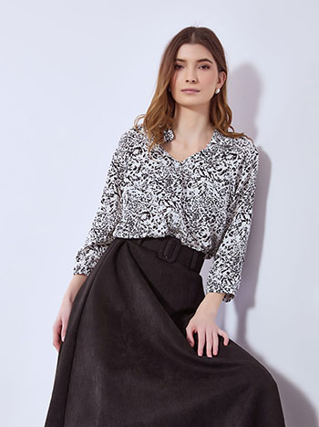 Πουκάμισο εμπριμέ με βαμβάκι SQ7616.3797+2