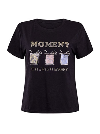  T-shirt με strass SQ7616.4028+2 - 3