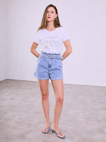 T-shirt με strass SQ7616.4028+1 - 4