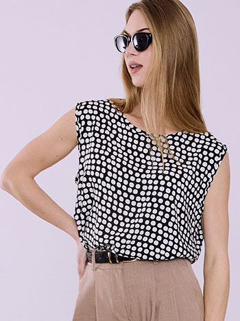 Celestino Μπλούζα με πουά SQ7616.4059+1