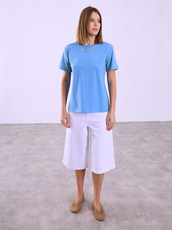  Τ-shirt μονόχρωμο SQ7616.4212+31 - 4