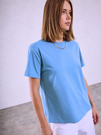Τ-shirt μονόχρωμο SQ7616.4212+31