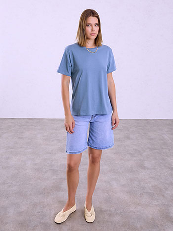  Τ-shirt μονόχρωμο SQ7616.4212+30 - 4