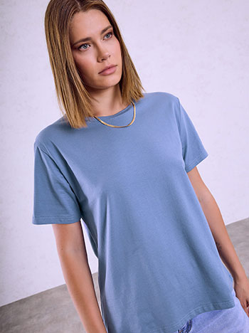 Τ-shirt μονόχρωμο SQ7616.4212+30