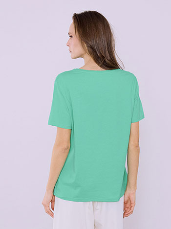 Τ-shirt μονόχρωμο SQ7616.4212+6
