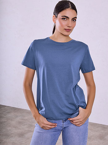 Τ-shirt μονόχρωμο SQ7616.4212+9
