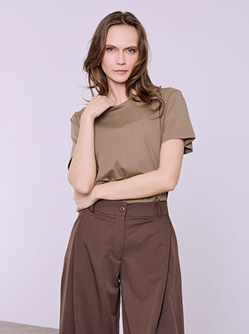 Τ-shirt μονόχρωμο SQ7616.4212+8