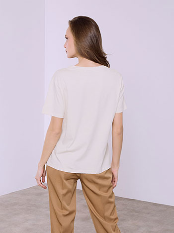  Τ-shirt μονόχρωμο SQ7616.4212+3 - 2