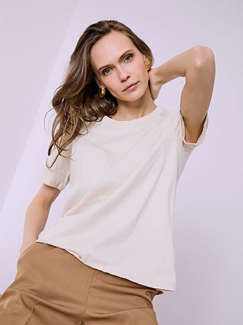  Τ-shirt μονόχρωμο SQ7616.4212+3 - 5