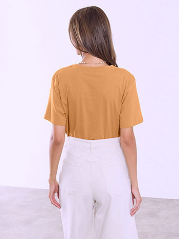 Τ-shirt μονόχρωμο SQ7616.4212+28