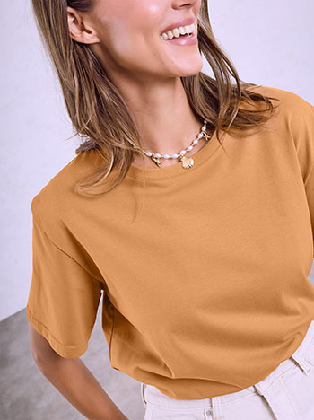  Τ-shirt μονόχρωμο SQ7616.4212+28 - 5