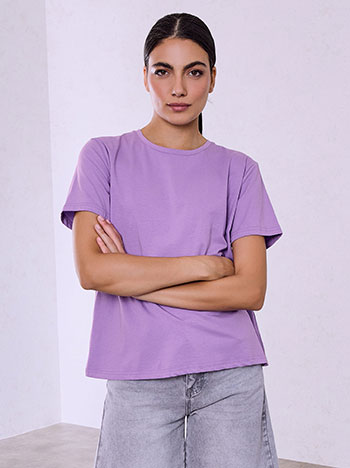 Τ-shirt μονόχρωμο SQ7616.4212+23