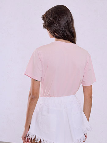 Τ-shirt μονόχρωμο SQ7616.4212+27