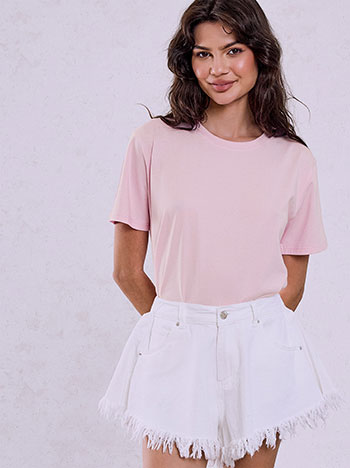 Τ-shirt μονόχρωμο SQ7616.4212+27