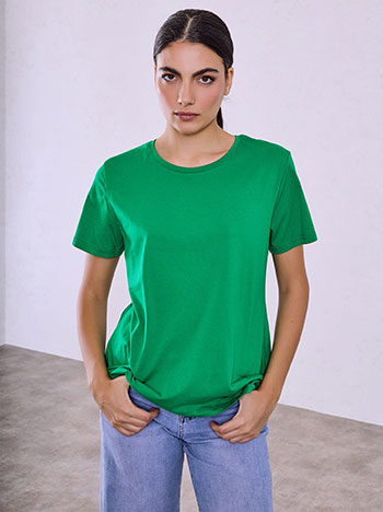 Τ-shirt μονόχρωμο SQ7616.4212+24