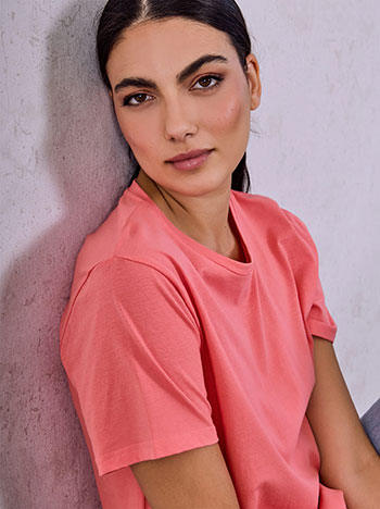  Τ-shirt μονόχρωμο SQ7616.4212+25 - 5