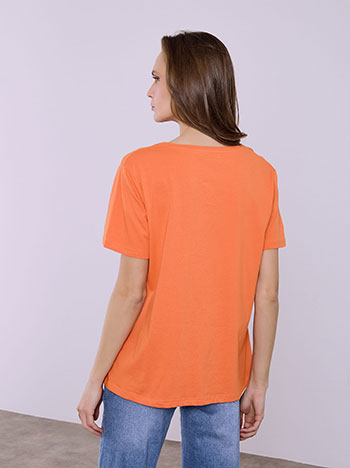 Τ-shirt μονόχρωμο SQ7616.4212+4