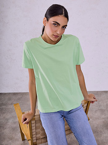 Τ-shirt μονόχρωμο SQ7616.4212+26