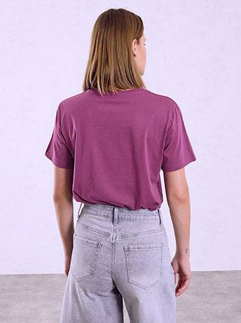 Τ-shirt μονόχρωμο SQ7616.4212+33