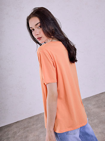 Τ-shirt μονόχρωμο SQ7616.4212+18
