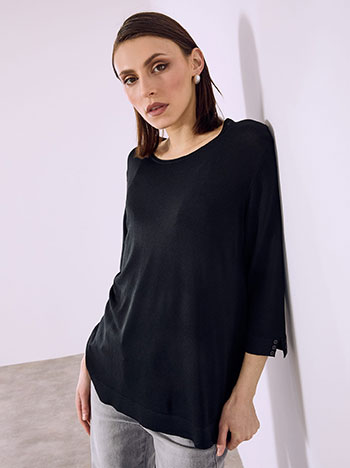 Μπλούζα με γυριστή λαιμόκοψη SQ7616.4324+1