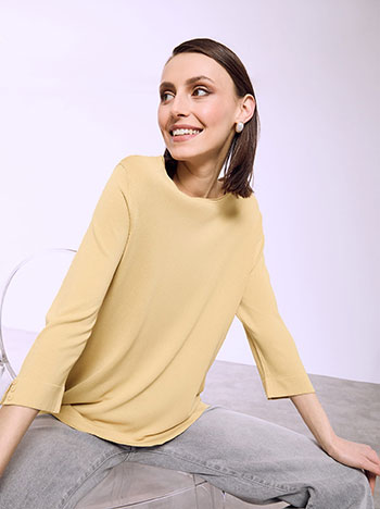 Μπλούζα με γυριστή λαιμόκοψη SQ7616.4324+4