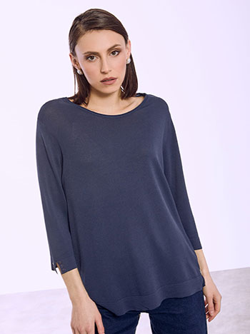Μπλούζα με γυριστή λαιμόκοψη SQ7616.4324+6