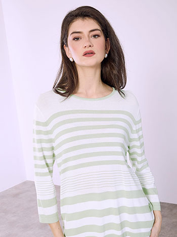 Μπλούζα ριγέ με βισκόζη SQ7616.4553+2