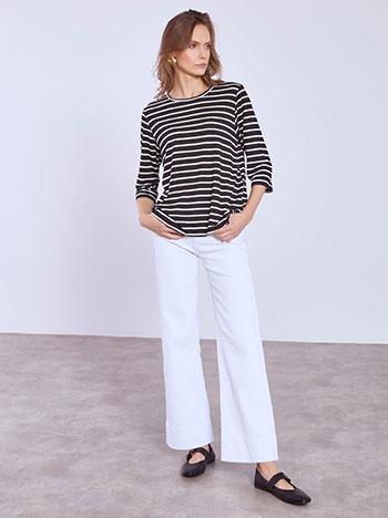 Μπλούζα ριγέ με βαμβάκι SQ7616.4605+1 φωτογραφία