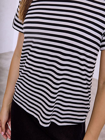 Celestino T-Shirt Ριγέ Sq7616 4610+1 Μπλούζες T-Shirts Γυναικεία Ρούχα Μόδα