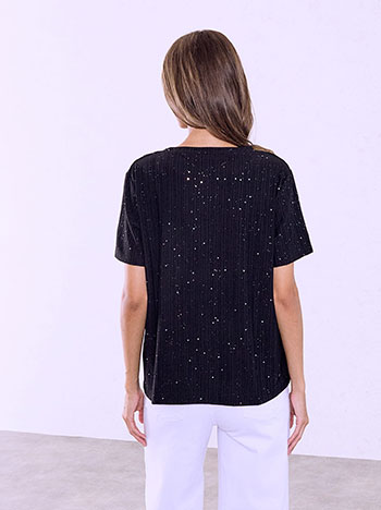 Μπλούζα ριπ με glitter SQ7616.4618+1