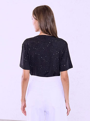 Μπλούζα ελαστική με glitter SQ7616.4619+1