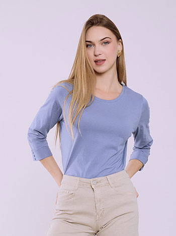 Μπλούζα με κουμπιά στο μανίκι SQ7616.4755+5