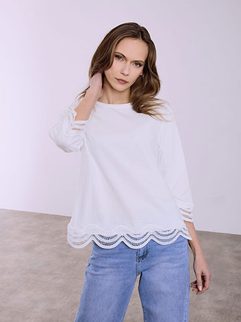 Μπλούζα με τρία τέταρτα μανίκι SQ7616.4924+1