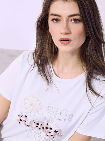 Celestino T-Shirt Best Flower Shop Sq7616 4956+1 Μπλούζες T-Shirts Γυναικεία Ρούχα Μόδα