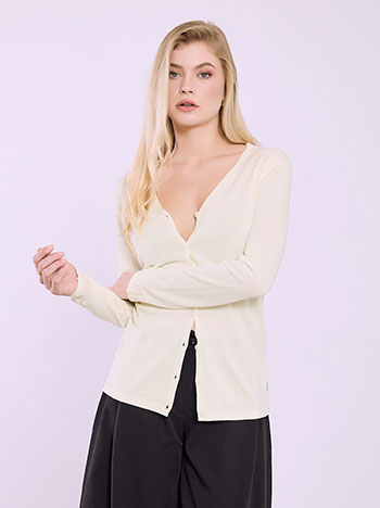 Ζακέτα με V λαιμόκοψη SQ7616.5322+9