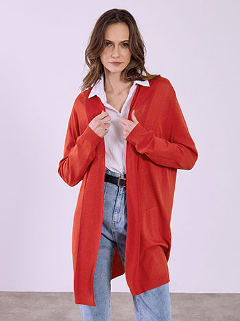 Ζακέτα μακριά με τσέπες SQ7616.5330+2