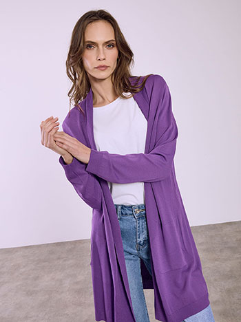 Ζακέτα μακριά με τσέπες SQ7616.5330+5