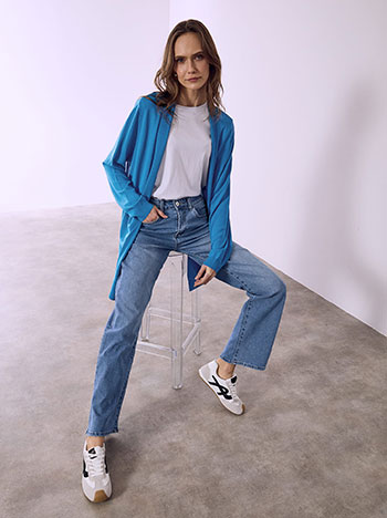 Ζακέτα μακριά με τσέπες SQ7616.5330+6